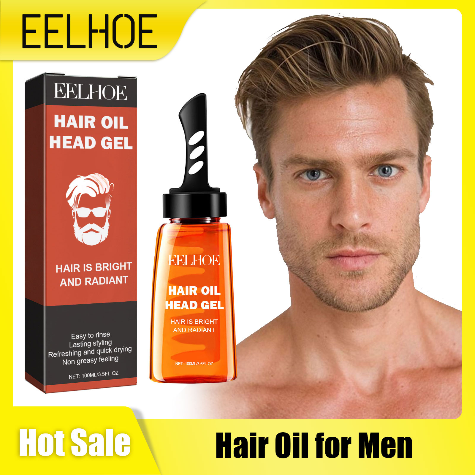 Hair Care Products - EELHOE 2-in-1 Professionelles Haarwachs für Männer