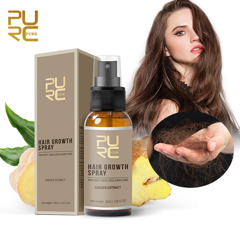 Hair Care Oil Serum - Purc Ingwer Haarspray Wurzel stärkendes Öl