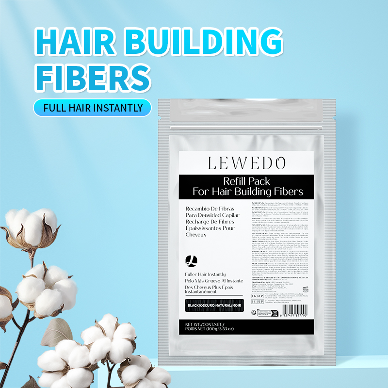 Hair Care Frizzy Hair - Haarfasern-Pulver 100g Sofortige Haarwuchs-Faser Nachfüllbeutel Haarausfall-Behandlung