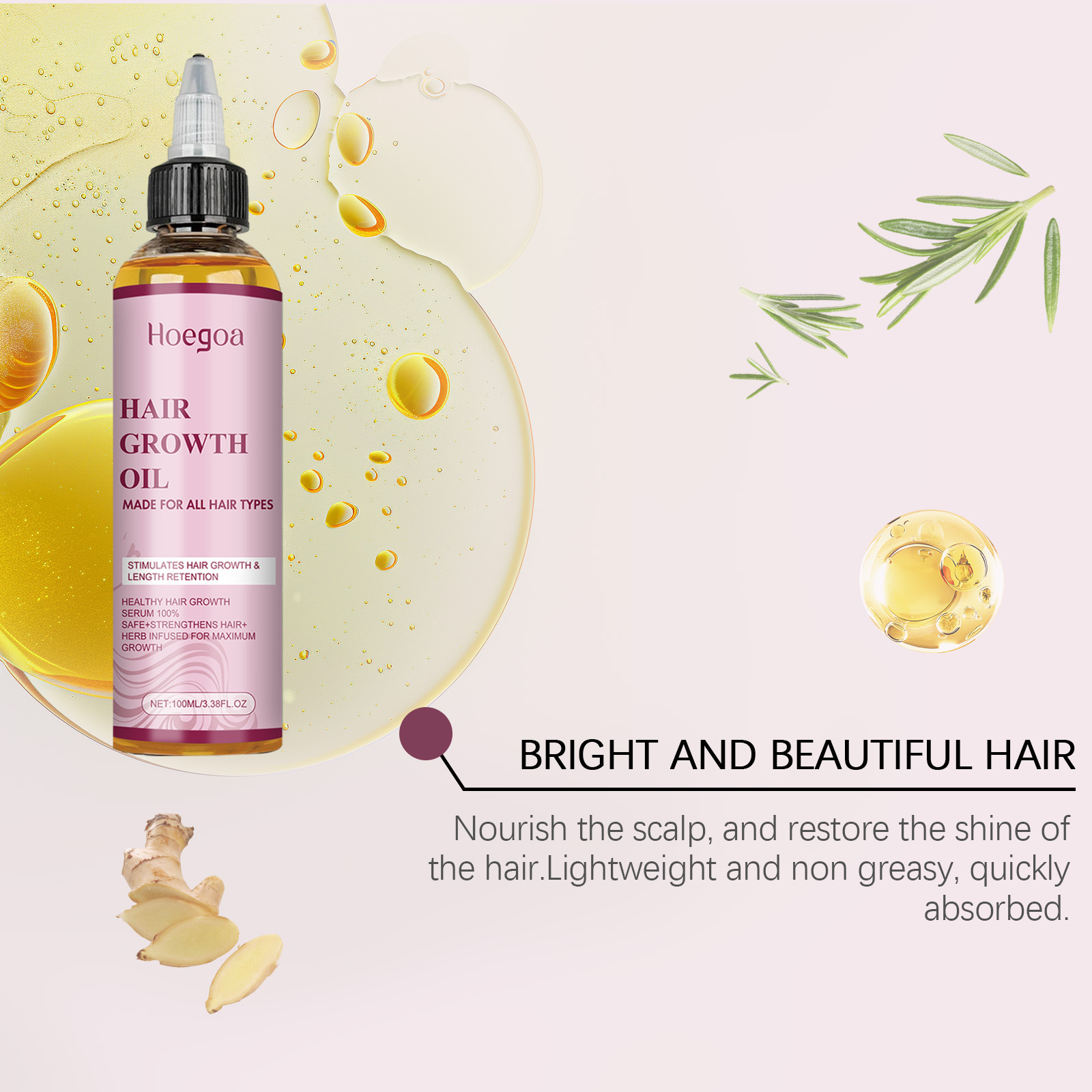 Haarwuchsöl, repariert gespalt – Hair Care Frizzy Hair Bewertung und Preis