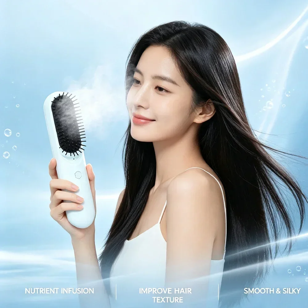 Dampf-Elektro-Haarglättungsbür – Hair Care Frizzy Hair Bewertung und Preis
