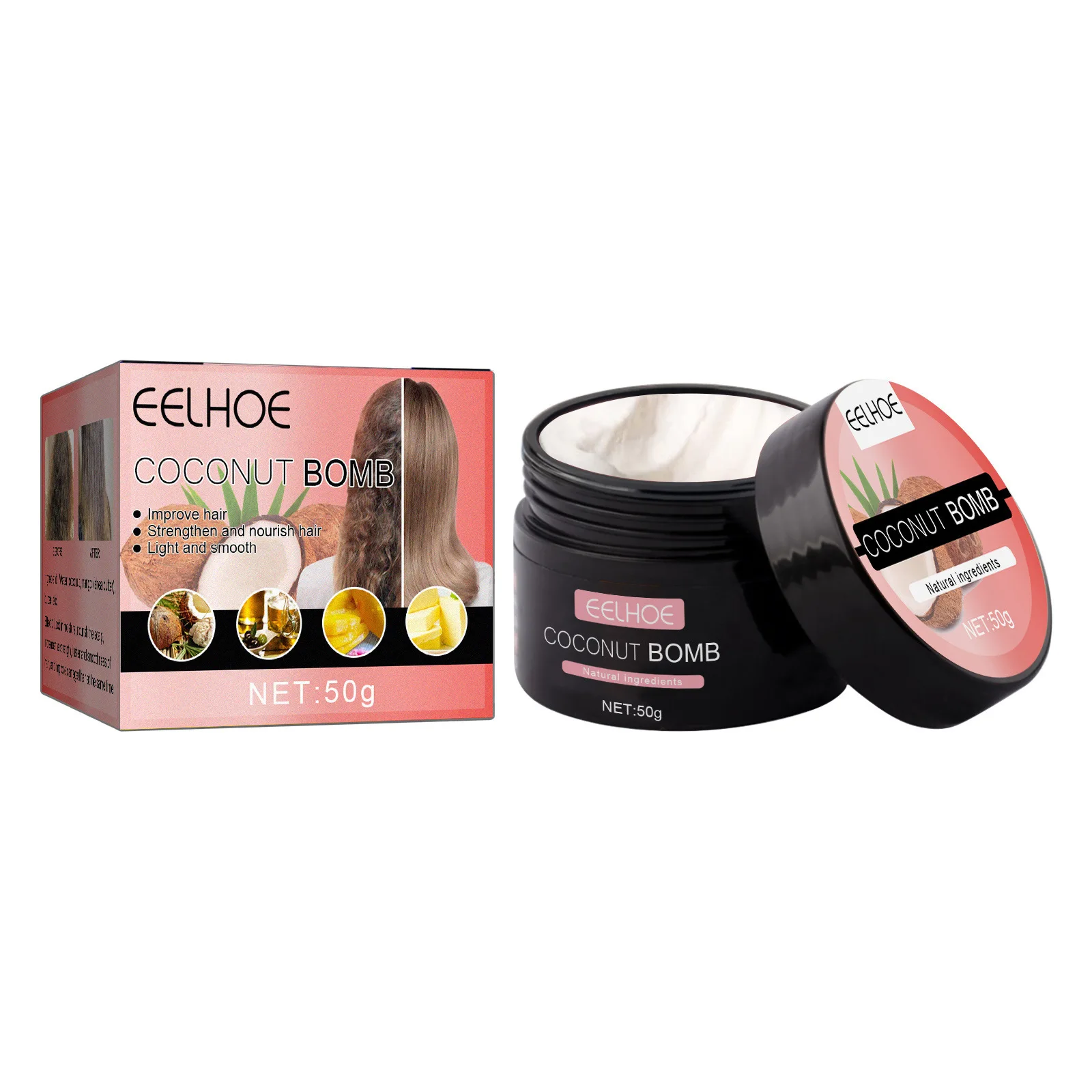Kokosnuss-Nährende Haarmaske z – Hair Care Frizzy Hair Bewertung und Preis