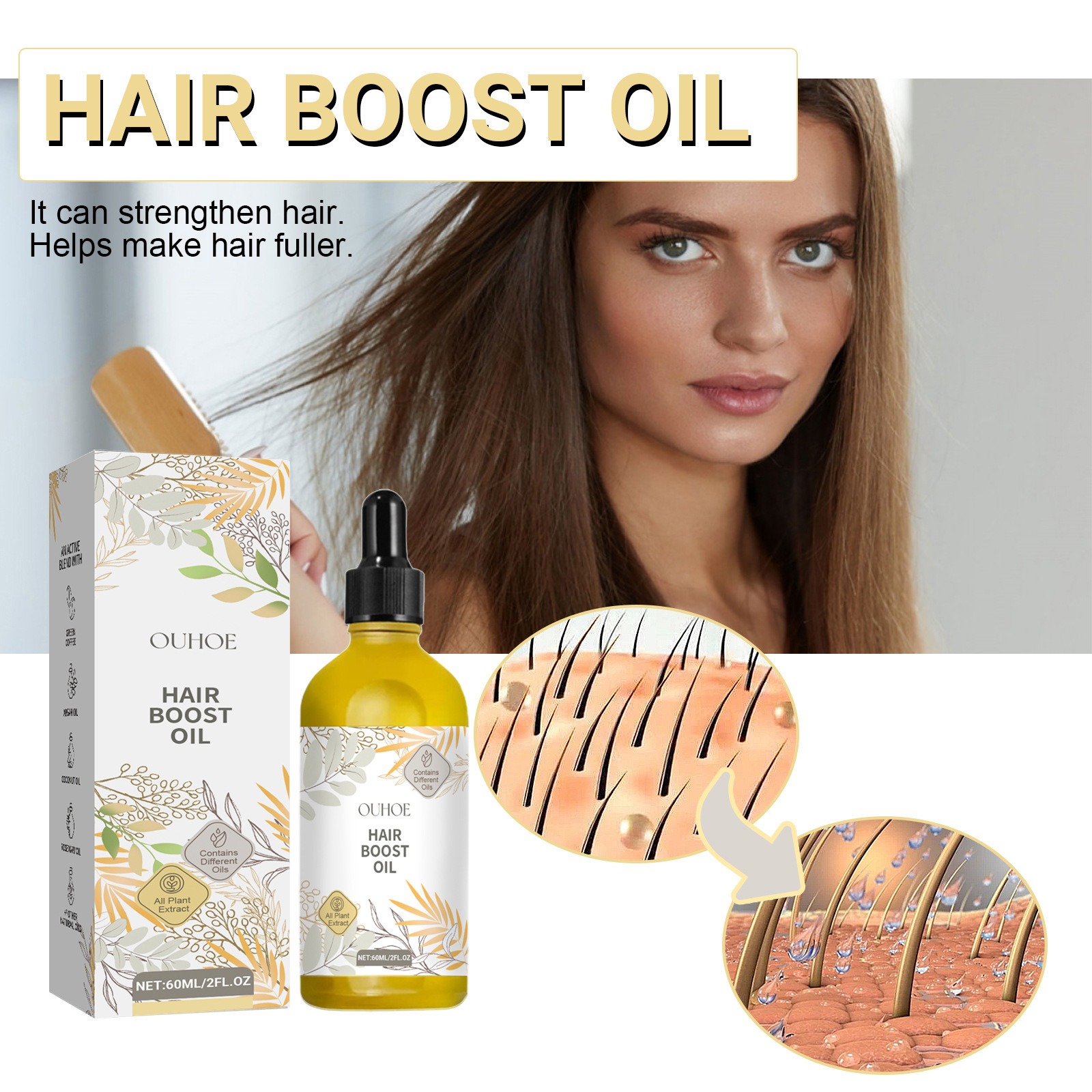 Rosmarin-Haarwachstumsserum, A – Hair Care Oil Serum Bewertung und Preis