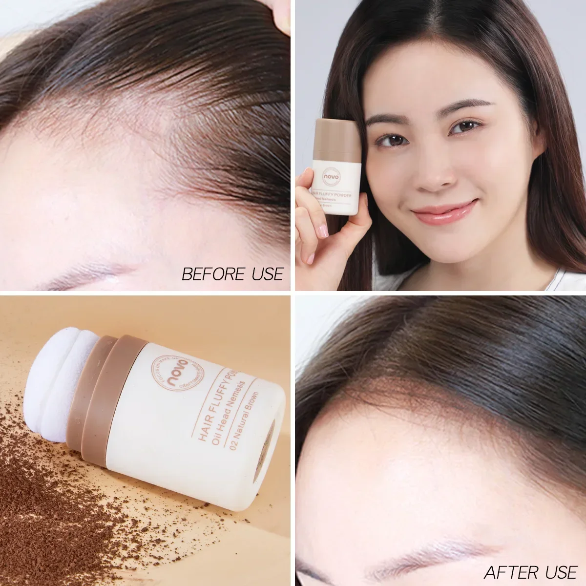 Novo Hair Fluffy Powder – Oil  – Hair Care Products Bewertung und Preis