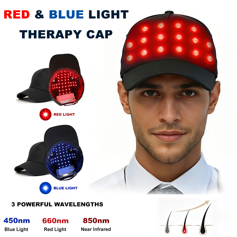 LED-Haarpflegekappe mit rotem  – Hair Care Frizzy Hair Bewertung und Preis