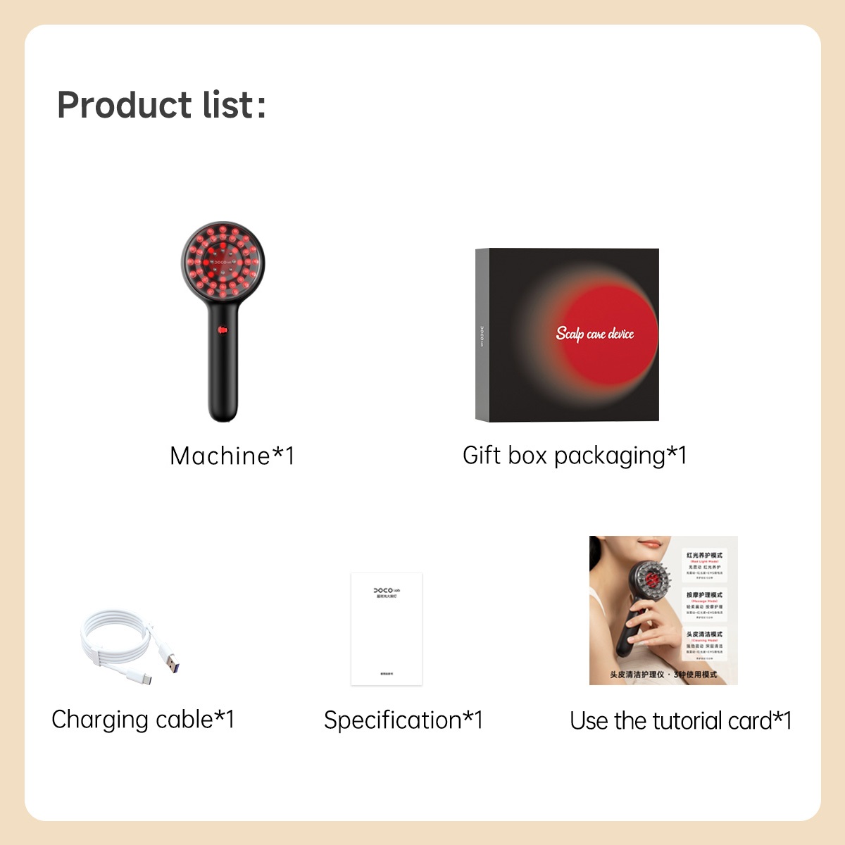 Doco elektrische Massage Kamm  – Hair Care Lab Bewertung und Preis